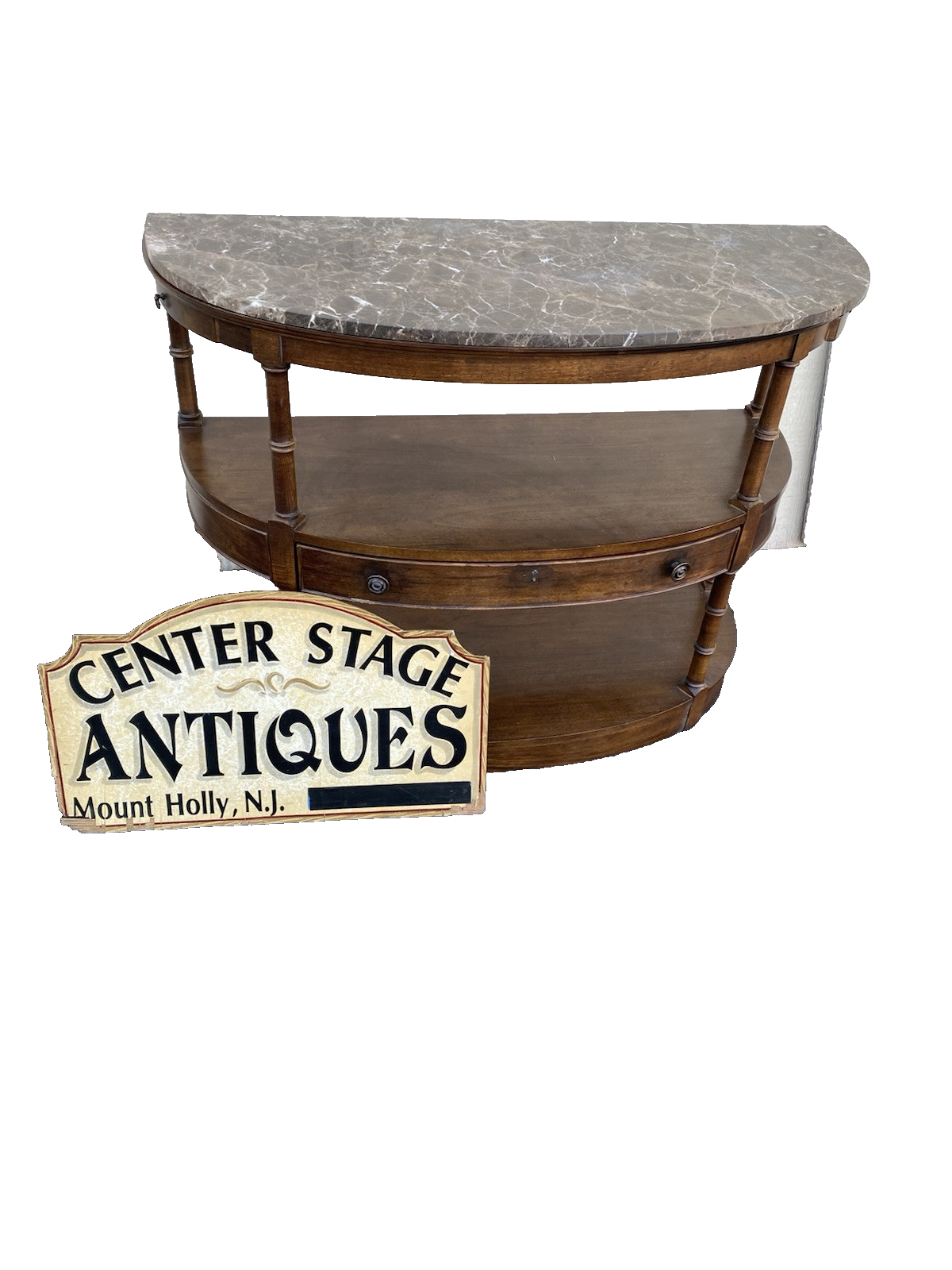 63441 Century Furniture Marble Top Sideboard Server Cabinet