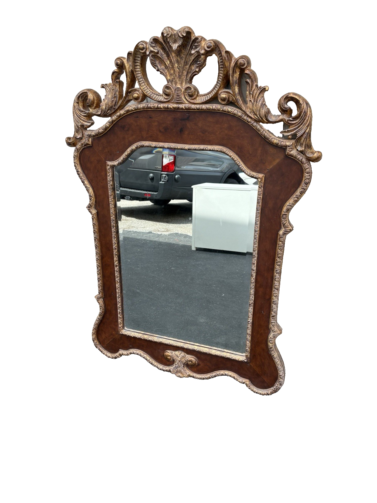 66765  Large Decorator Chippendale Beveled Mirror