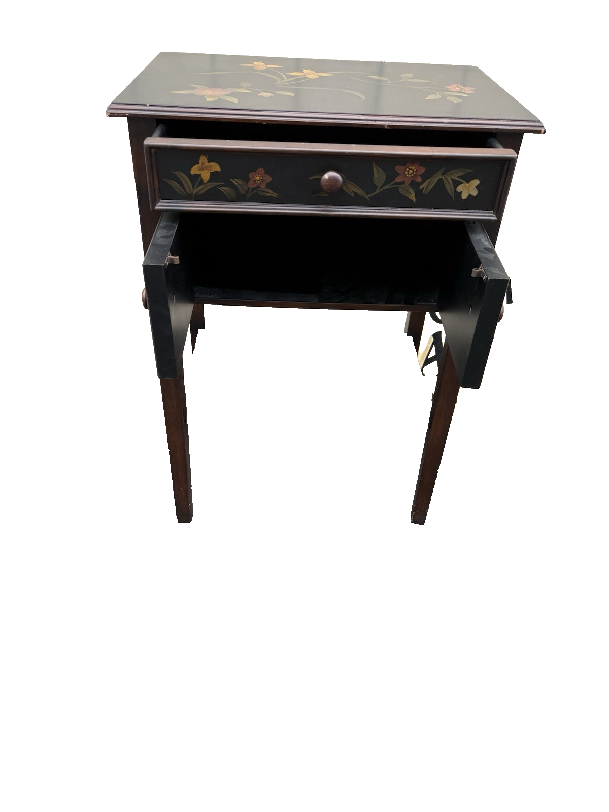 66834  Decorator Black Lamp Table Stand
