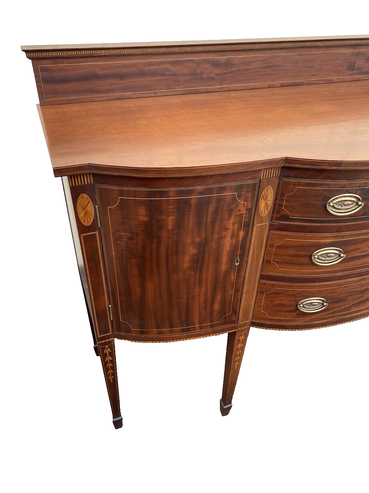 66402 POTTHAST Brothers Custom Hand Made Inlaid  Sideboard Server Cabinet