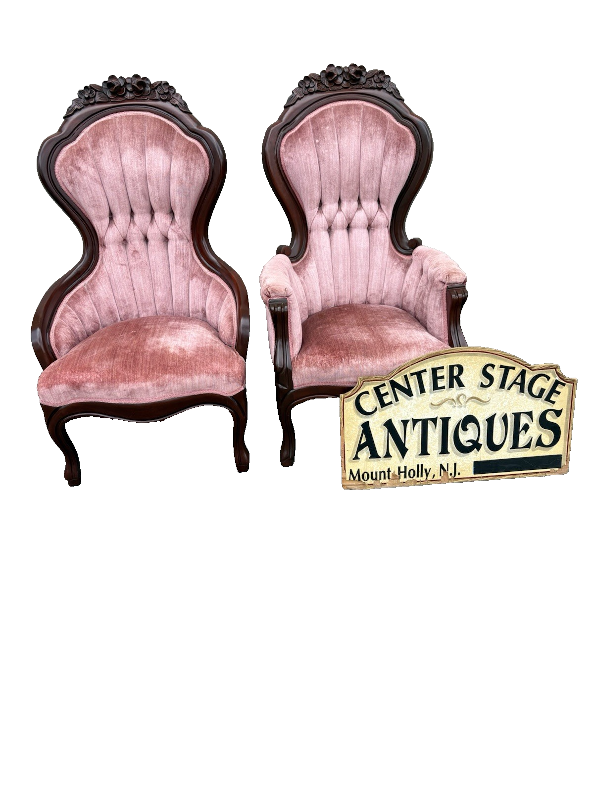 67145  PAIR   Victorian Classics  Victorian Style Chair Chairs