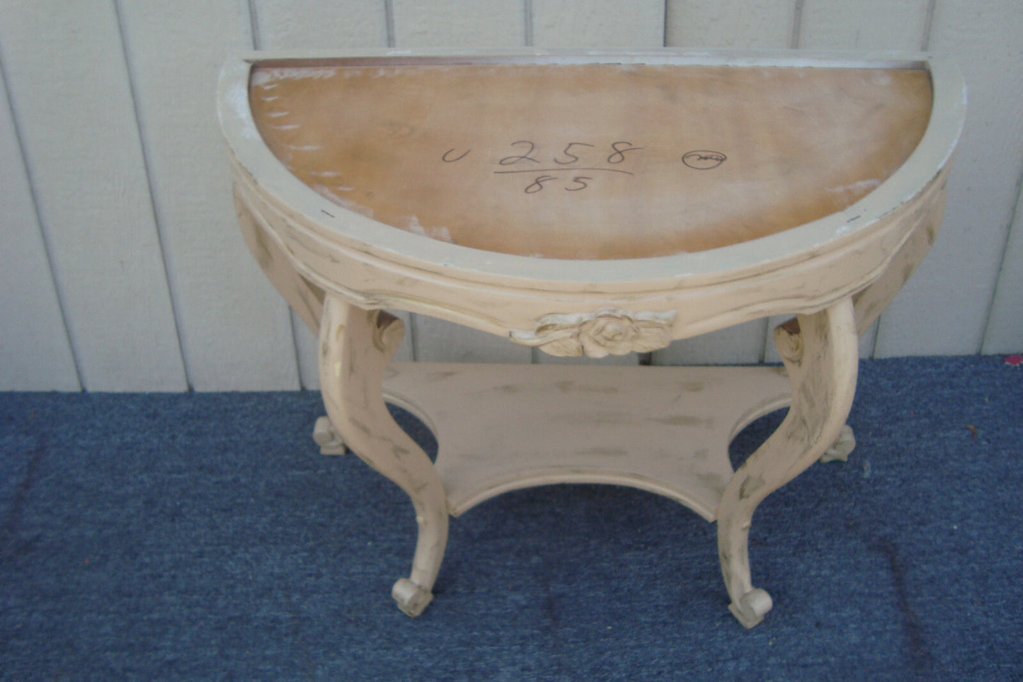 62130   Marble Top Console Table Sideboard Server KIMBALL Furniture ??