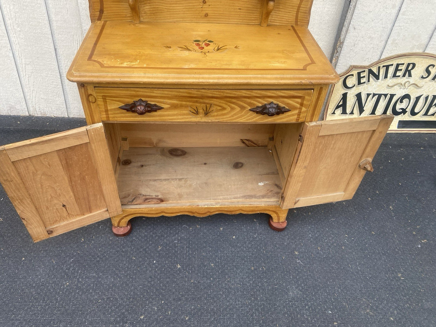 66531   Antique Victorian Washstand Dresser Chest