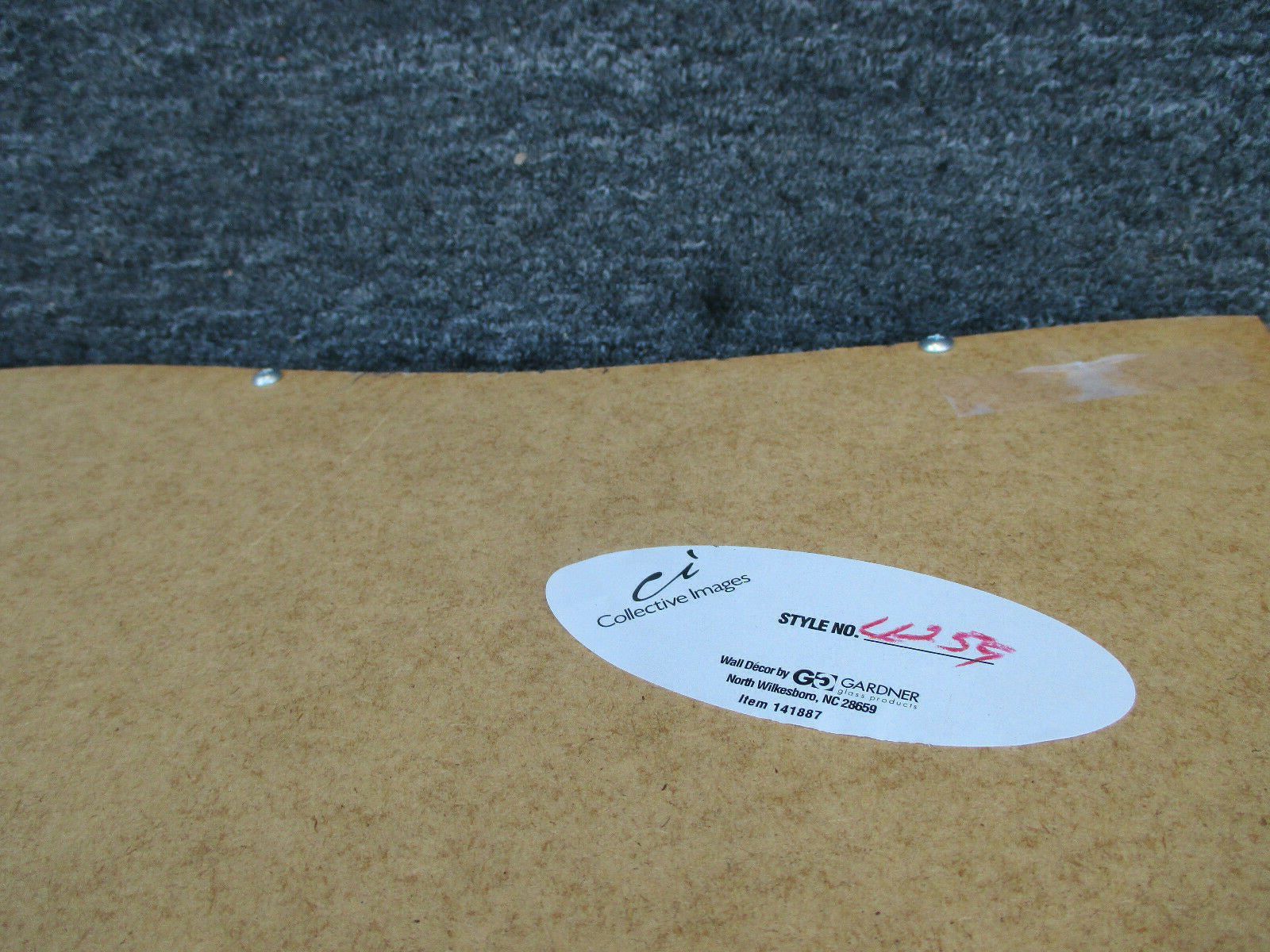 62589   Gold GARDNER  Decorator Mirror