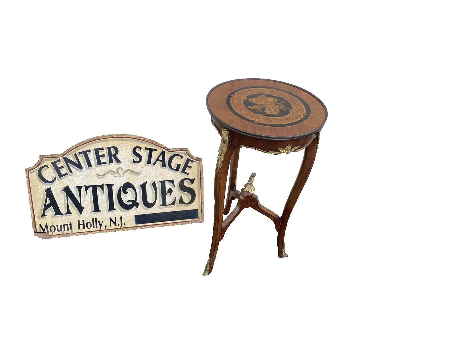 66568   Inlaid Louis XV Side Table Stand