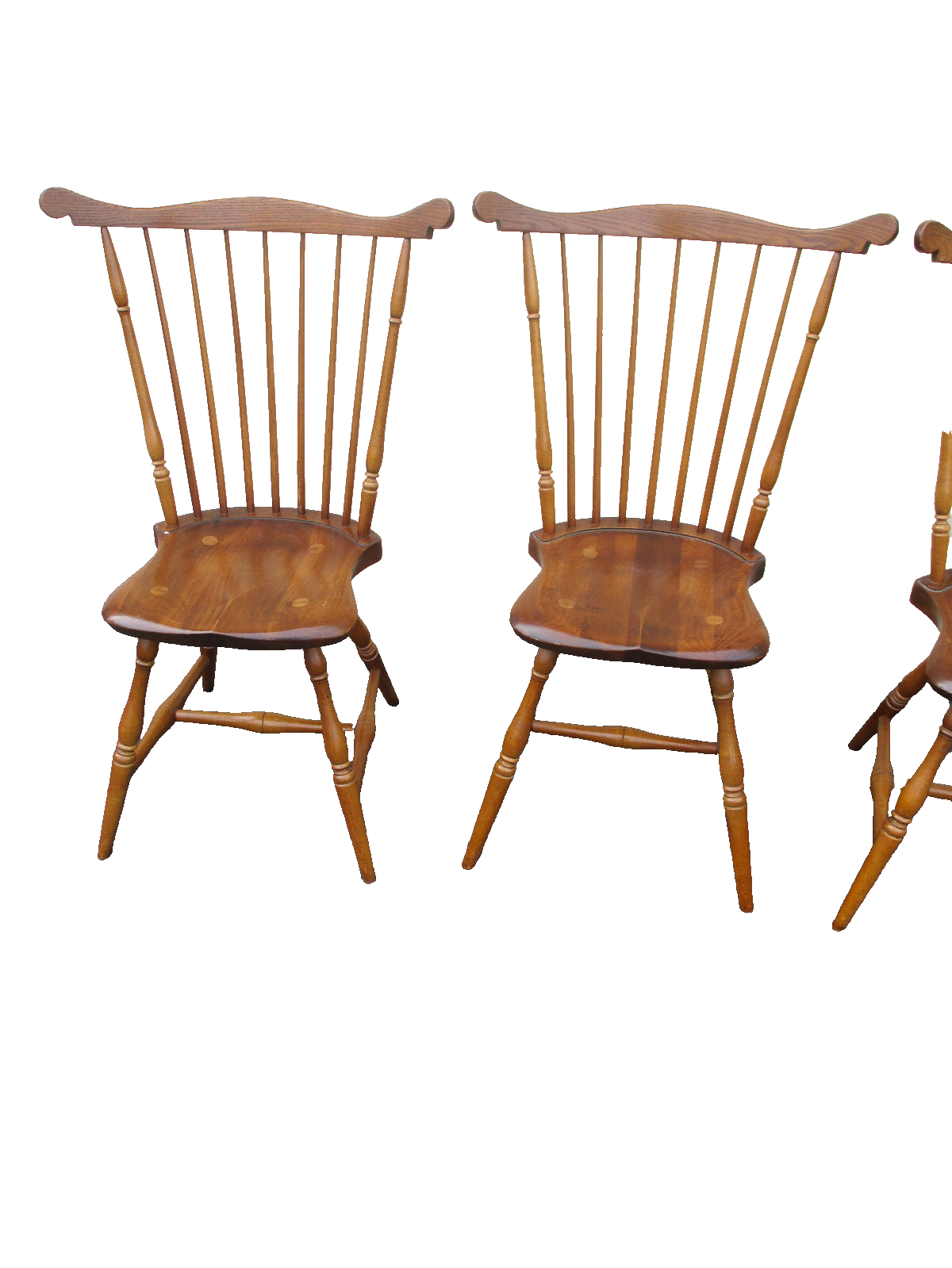 64147 Set  6  CUSTOM  Wright Table Company Furniture Windsor  Dining Chair s