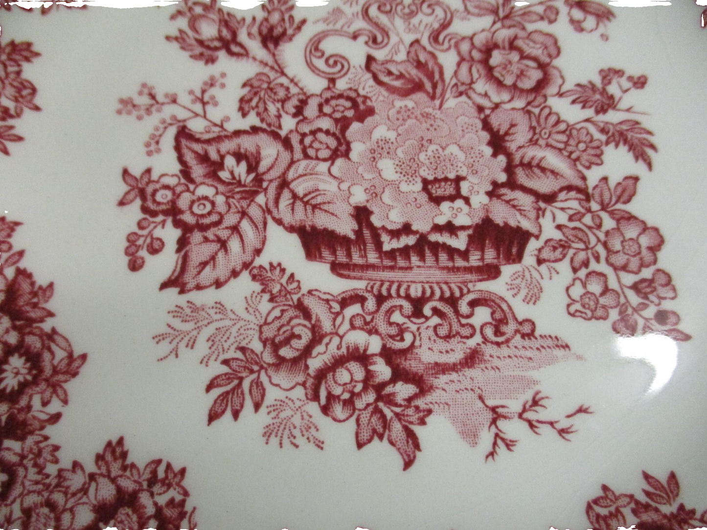 COL 01:       Set of  12 Mason ASCOT PATTERN 8" Ironstone Plates