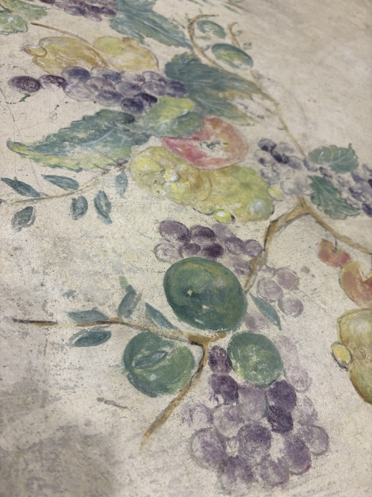 65190   Quality Decorator Cement Top Iron  Table  Dining Kitchen Table