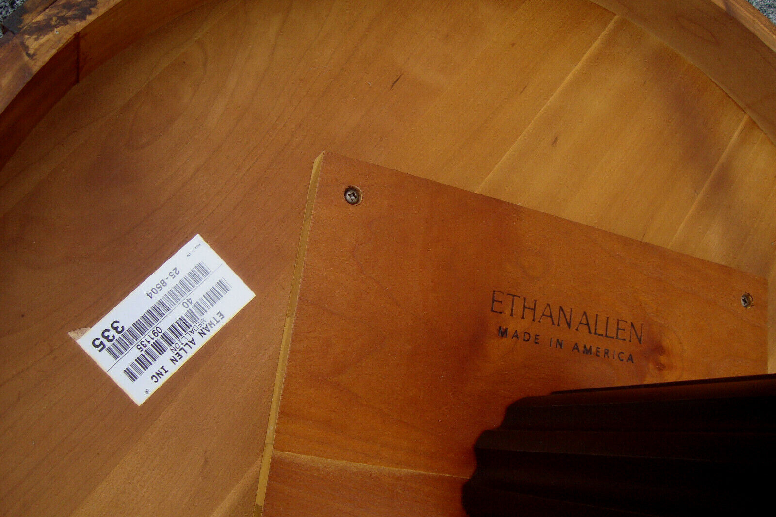 61399 ETHAN ALLEN Cherry Lamp Table Stand Nightstand