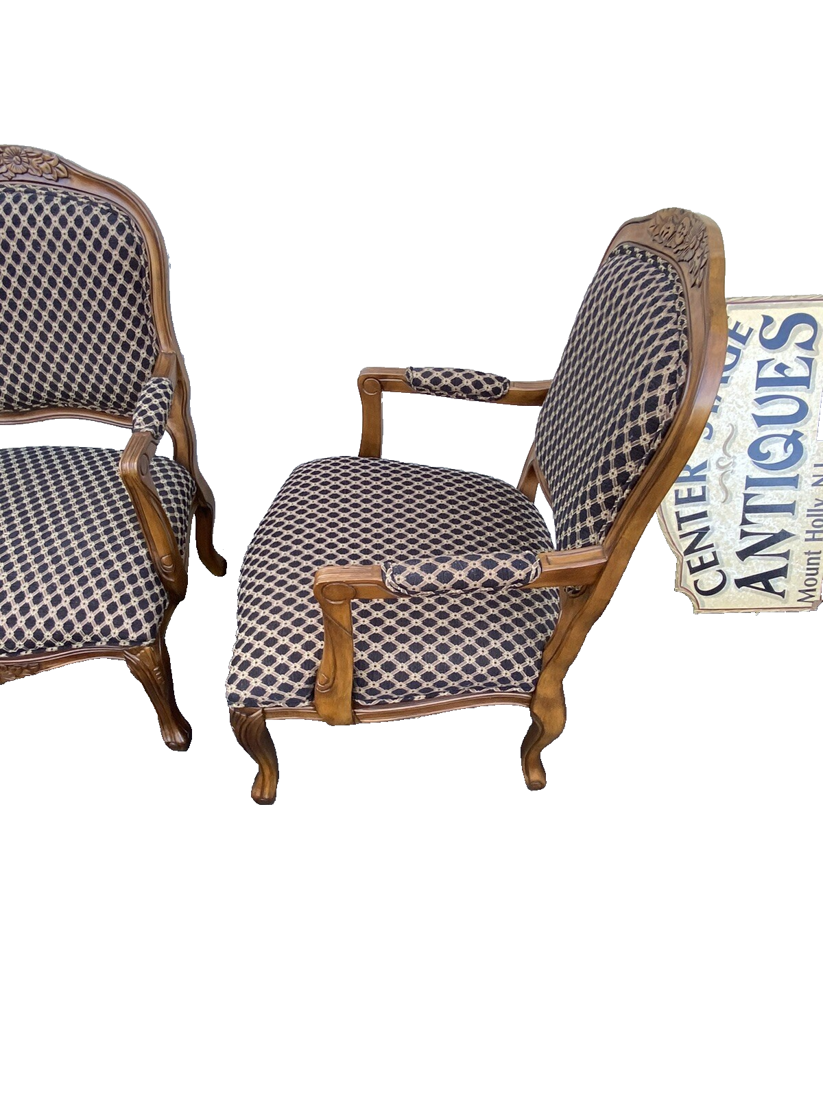 65252 Pair Bergere Armchair Chair