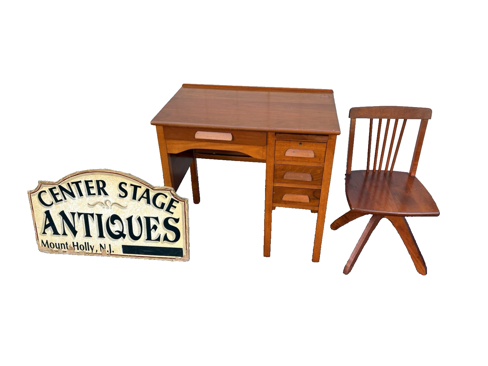 67111 Maple Youth Desk with Swivel Chair