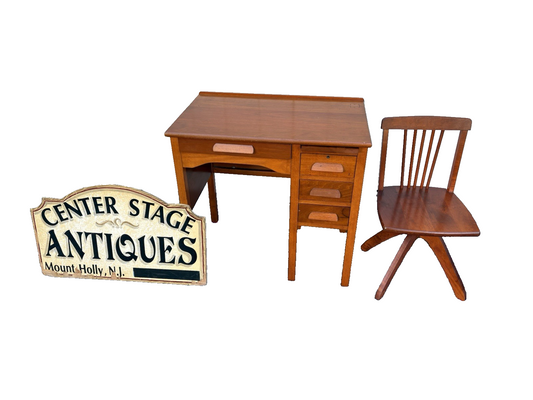 67111 Maple Youth Desk with Swivel Chair