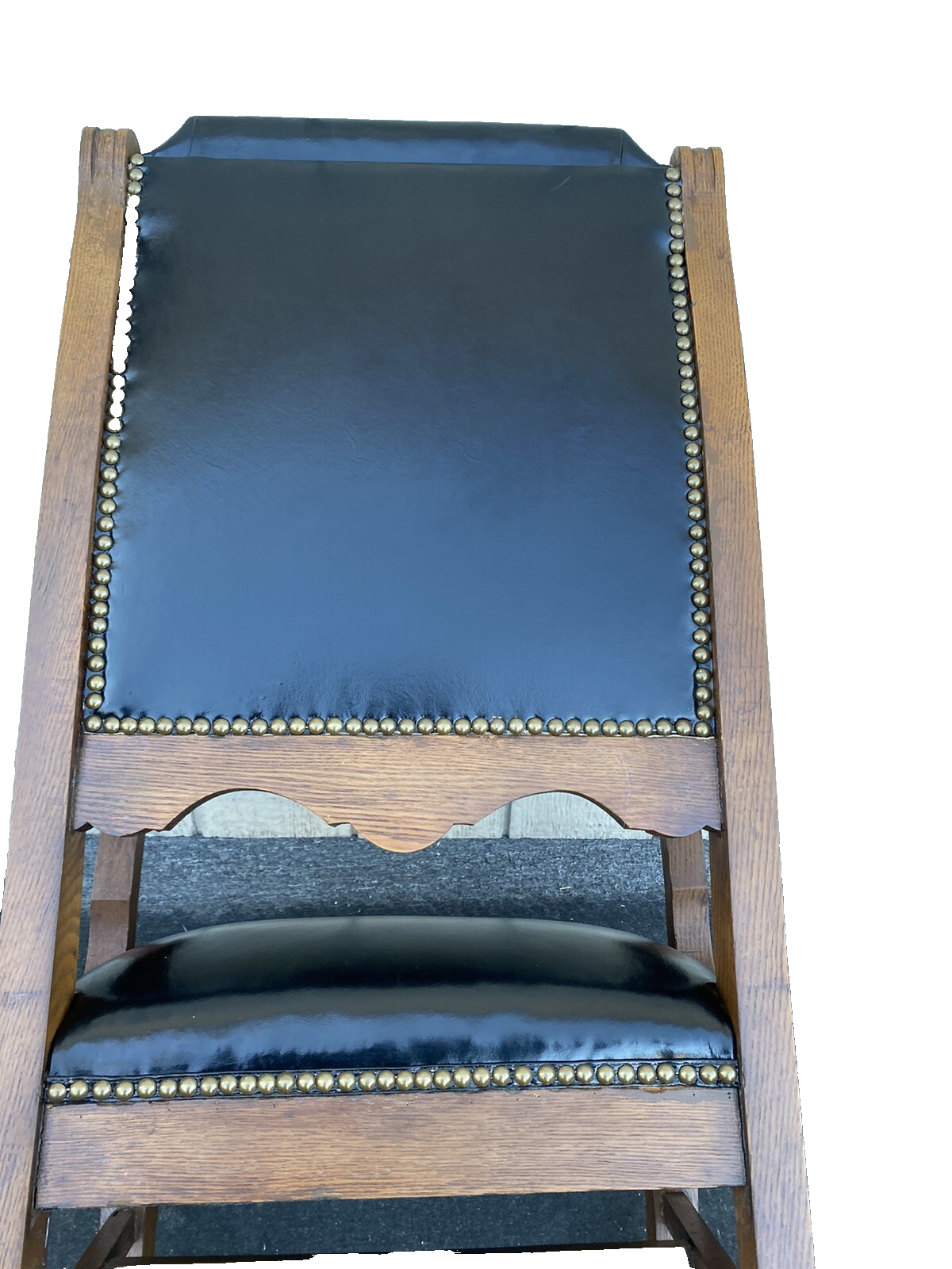 66265 Pair Antique Oak Armchair Dining Chair s