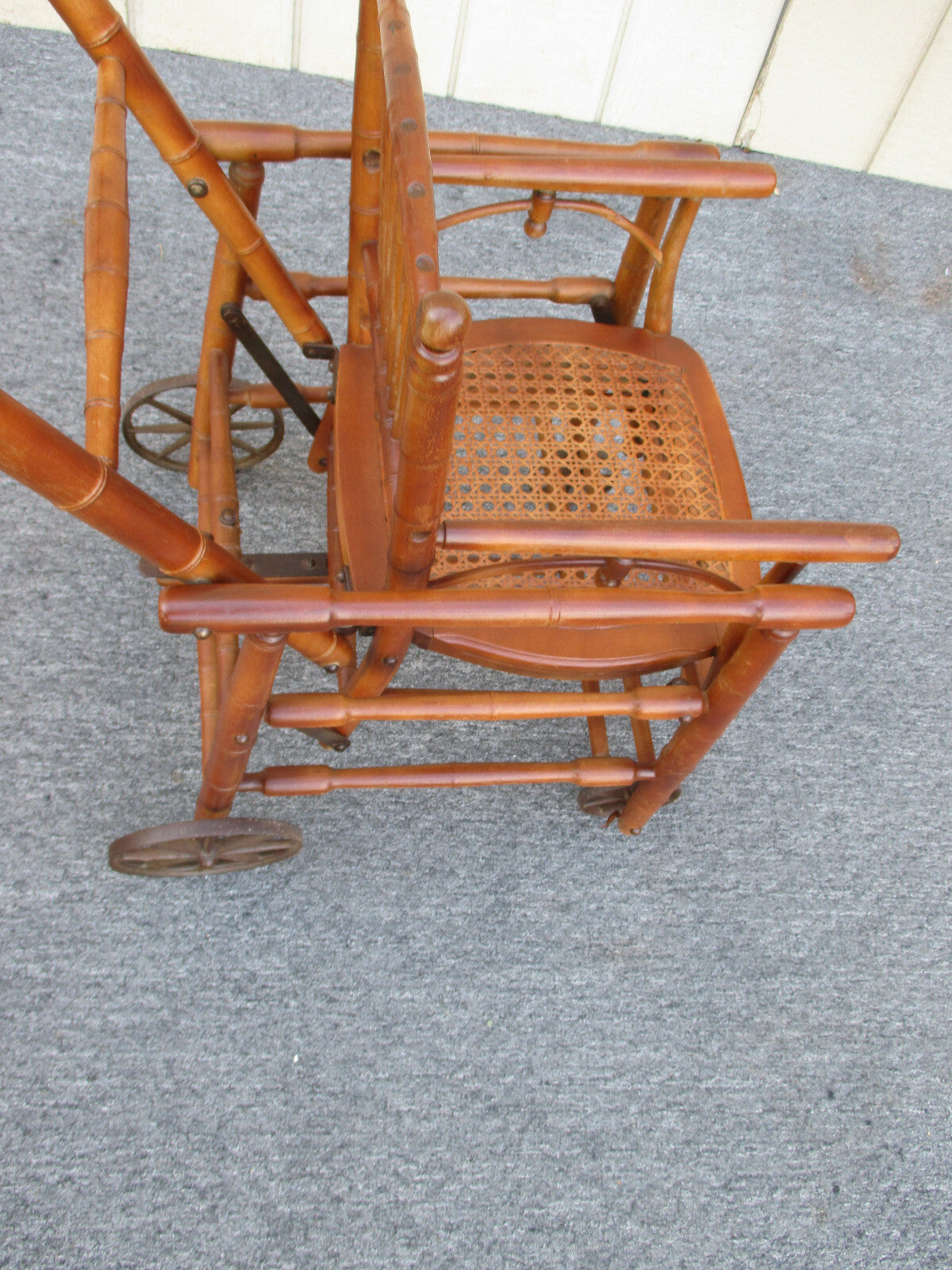 59162 ANTIQUE COLLAPSIBLE Child  HIGH CHAIR STROLLER