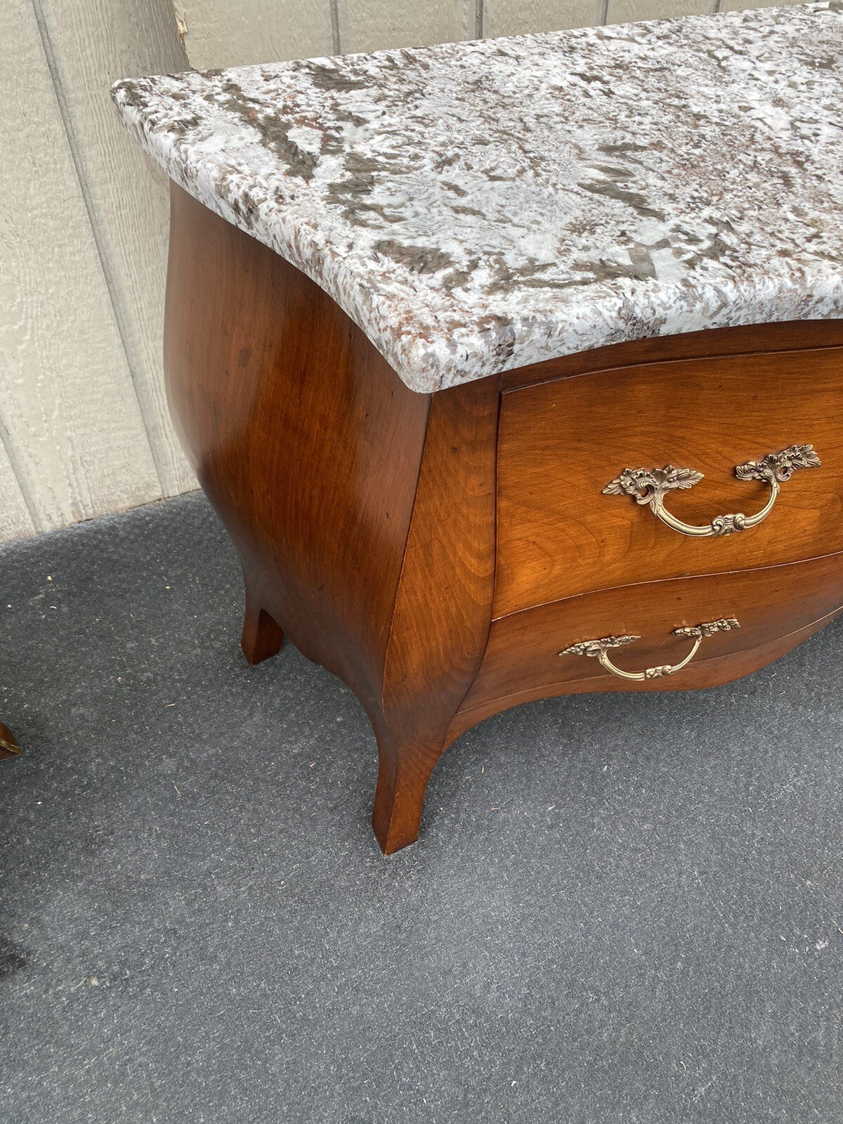 65407  ITALIAN MADE Marble Top Dresser Chest
