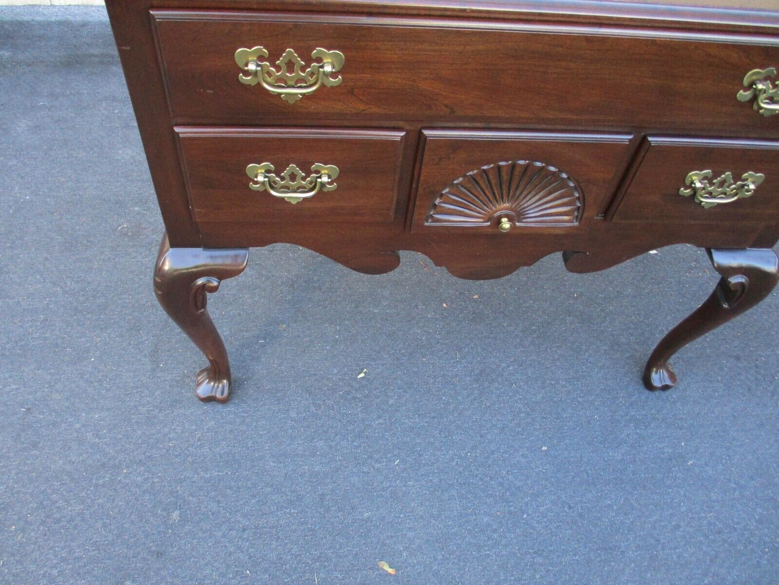 63765 ETHAN ALLEN Mahogany Low Boy Dresser Chest