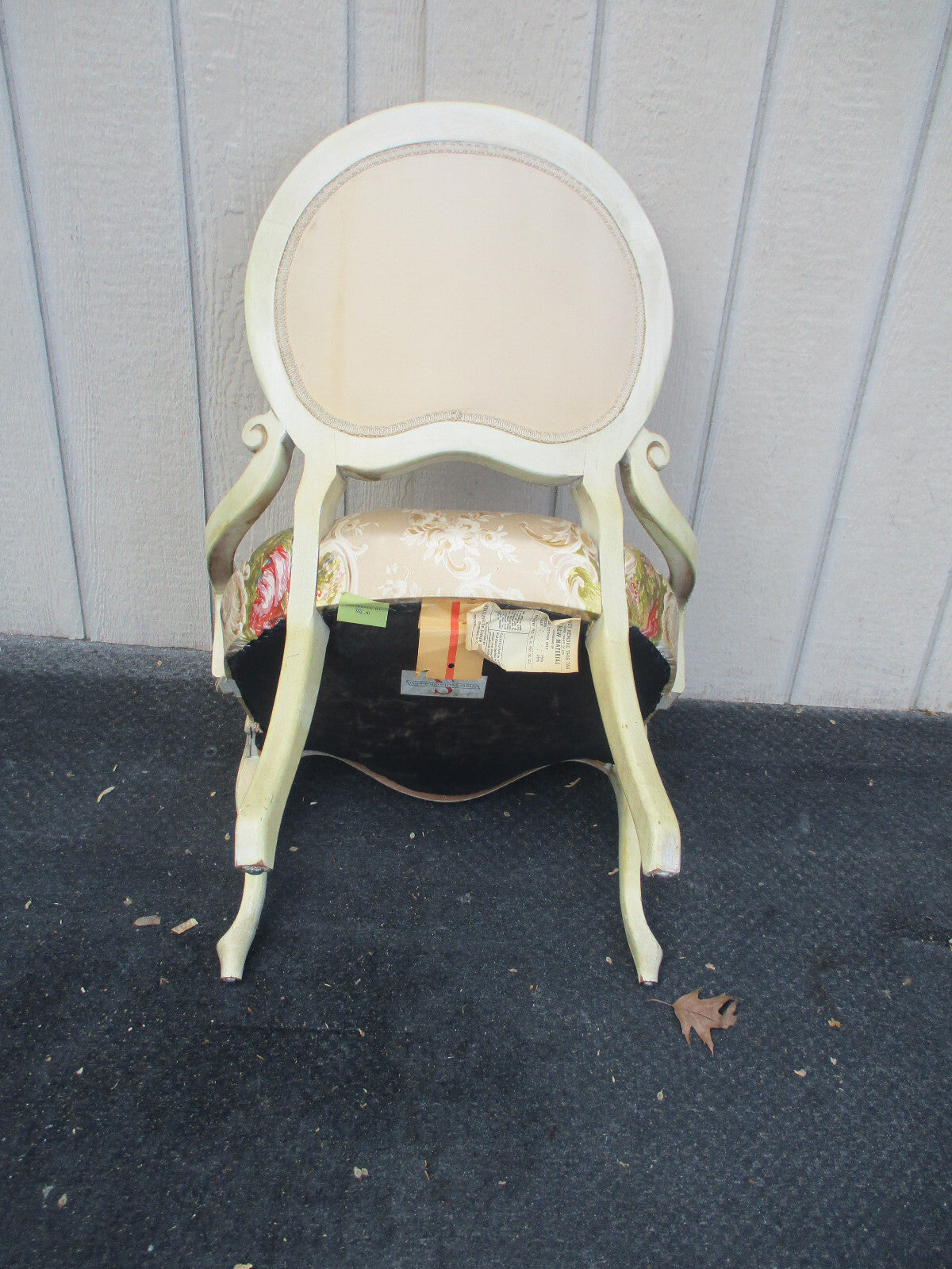 64365 Pair Hand Made French Country  Chair SILK Fabric STATESVILLE Chair