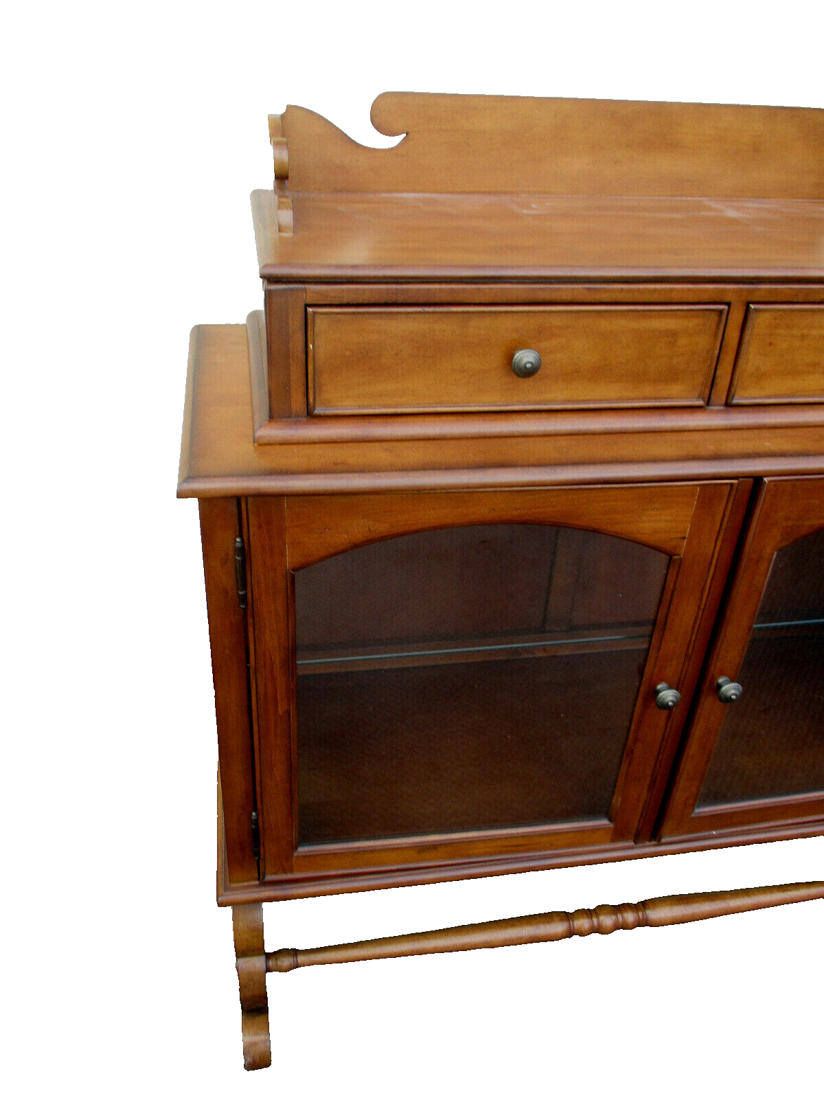 62851 Lane Furniture Server Sideboard Server Curio Display  Cabinet