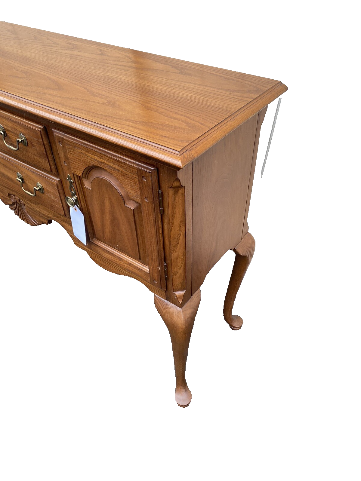 65700 Thomasville Oak Queen Anne Sideboard Server Cabinet