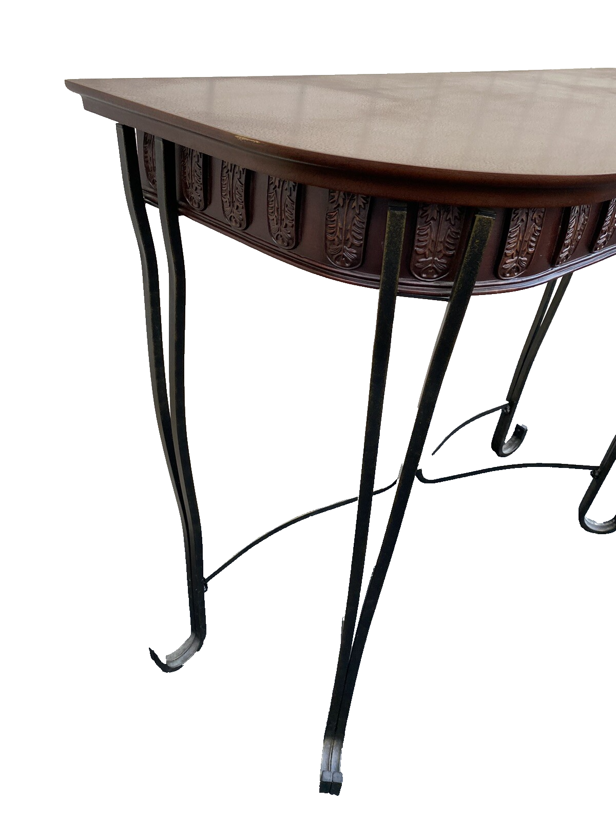 66096 Modern Console Hall Table Stand with iron base