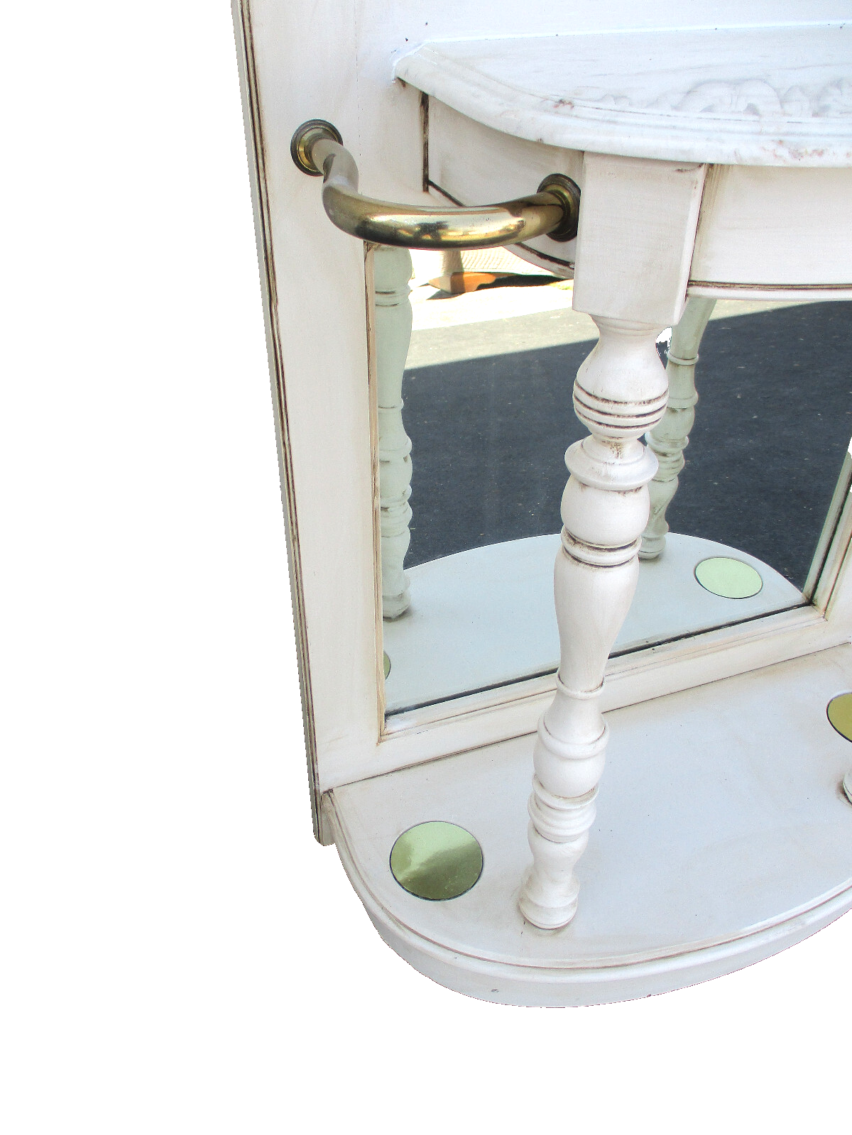 64387 Decorator Hat Rack Hall Mirror 