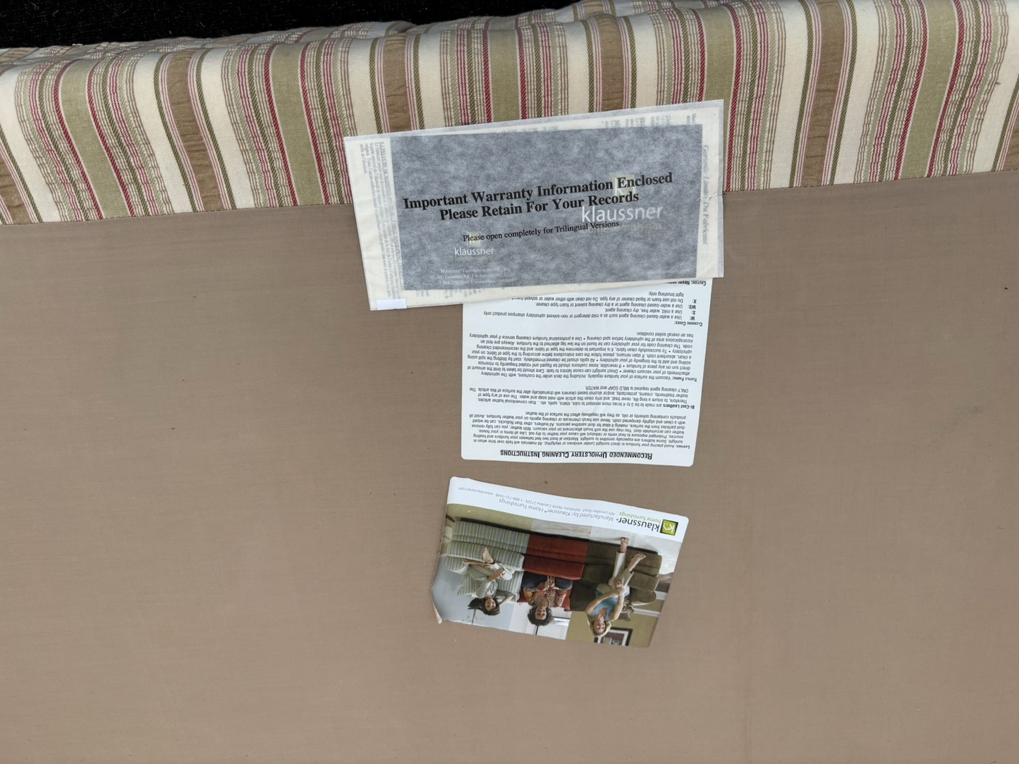 66861 + 66862 :   PAIR KLAUSSNER Furniture Loveseat Sofa Chairs Very COMFORTABLE