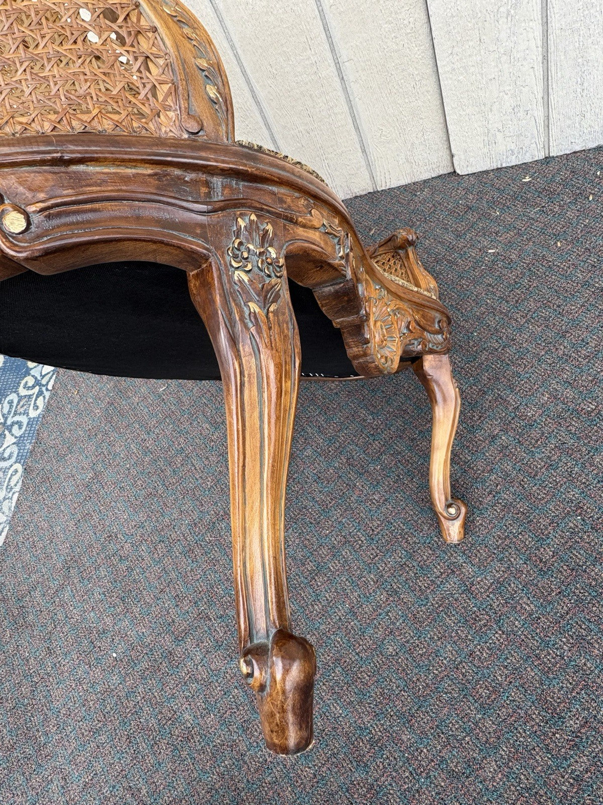 66821  French Country Louis XV Settee Bench Loveseat Chair HORCHOW NEIMAN MARCUS