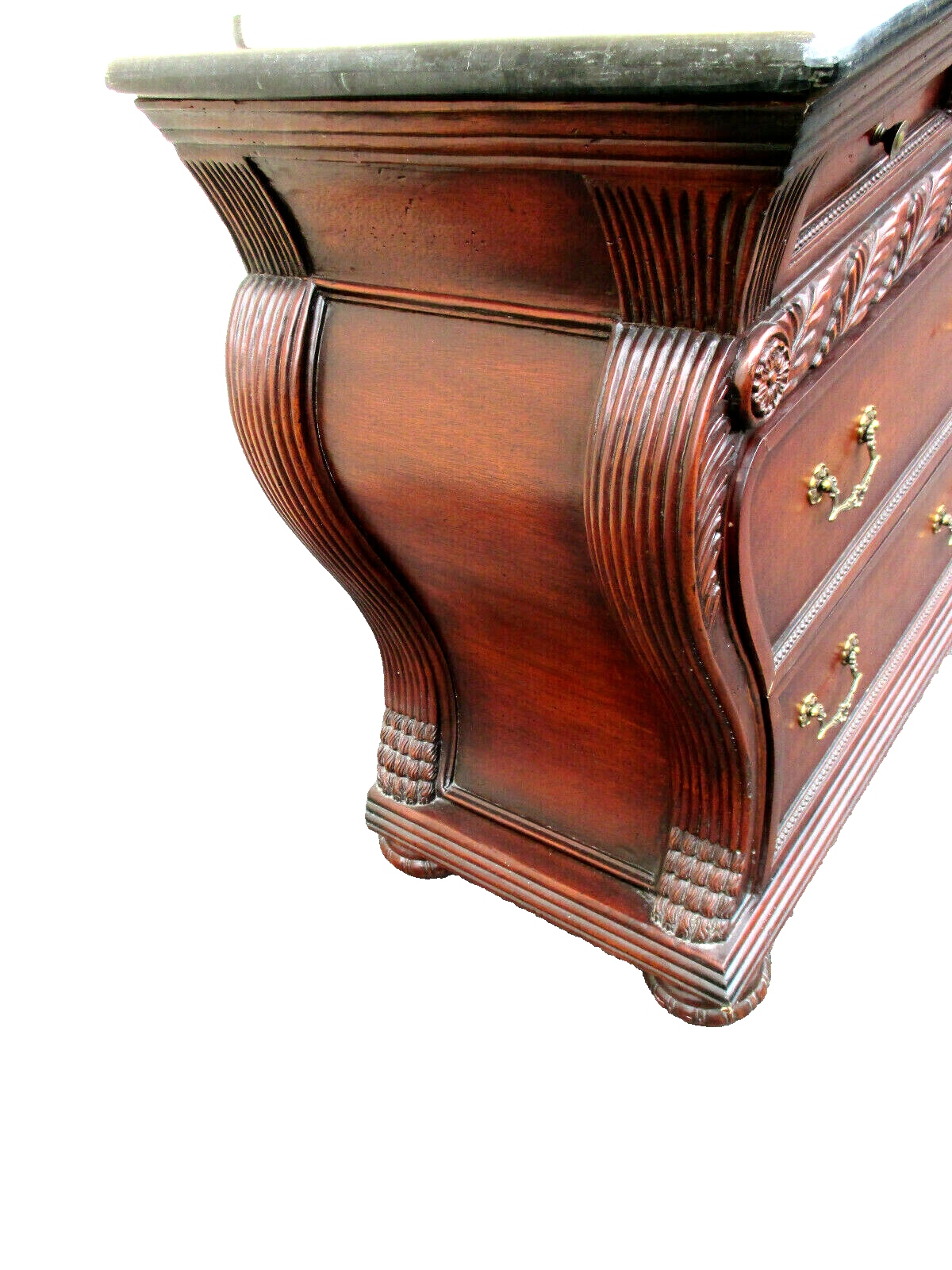 63027   Marble Top Nightstand End Table Stand Batchelor  Chest Dresser