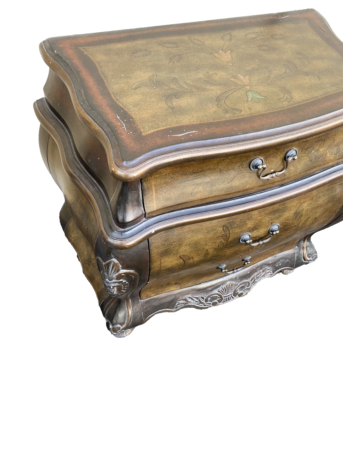 66319  Bombay Nightstand End Table Stand