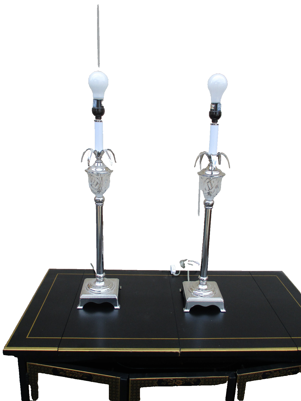 63358  Pair Decorator Lamp Table Lights