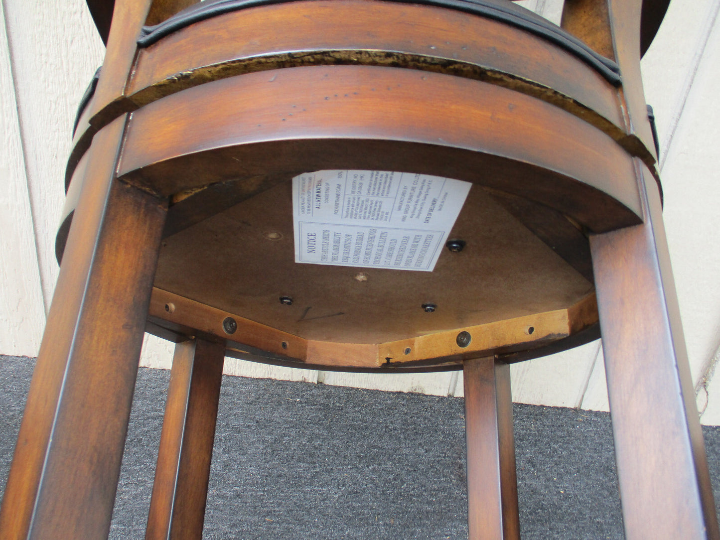 63475  Set 3  QUALITY Swivel Bar Stool Bench Kitchen  Stools KING Furniture