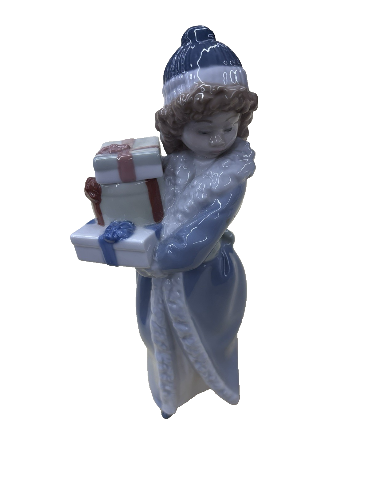 COL 02:      NAO Porcelaine Figure with packages