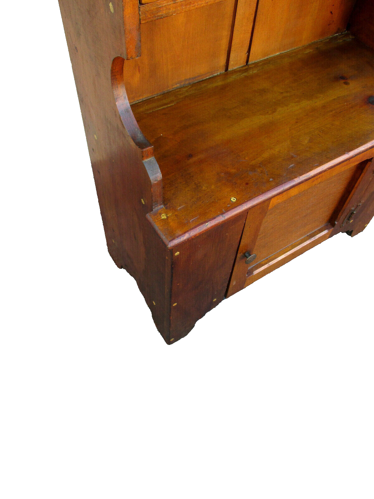 62992 Country Primitive Cubboard Cabinet Curio Bookcase Miniature Saleman Sample