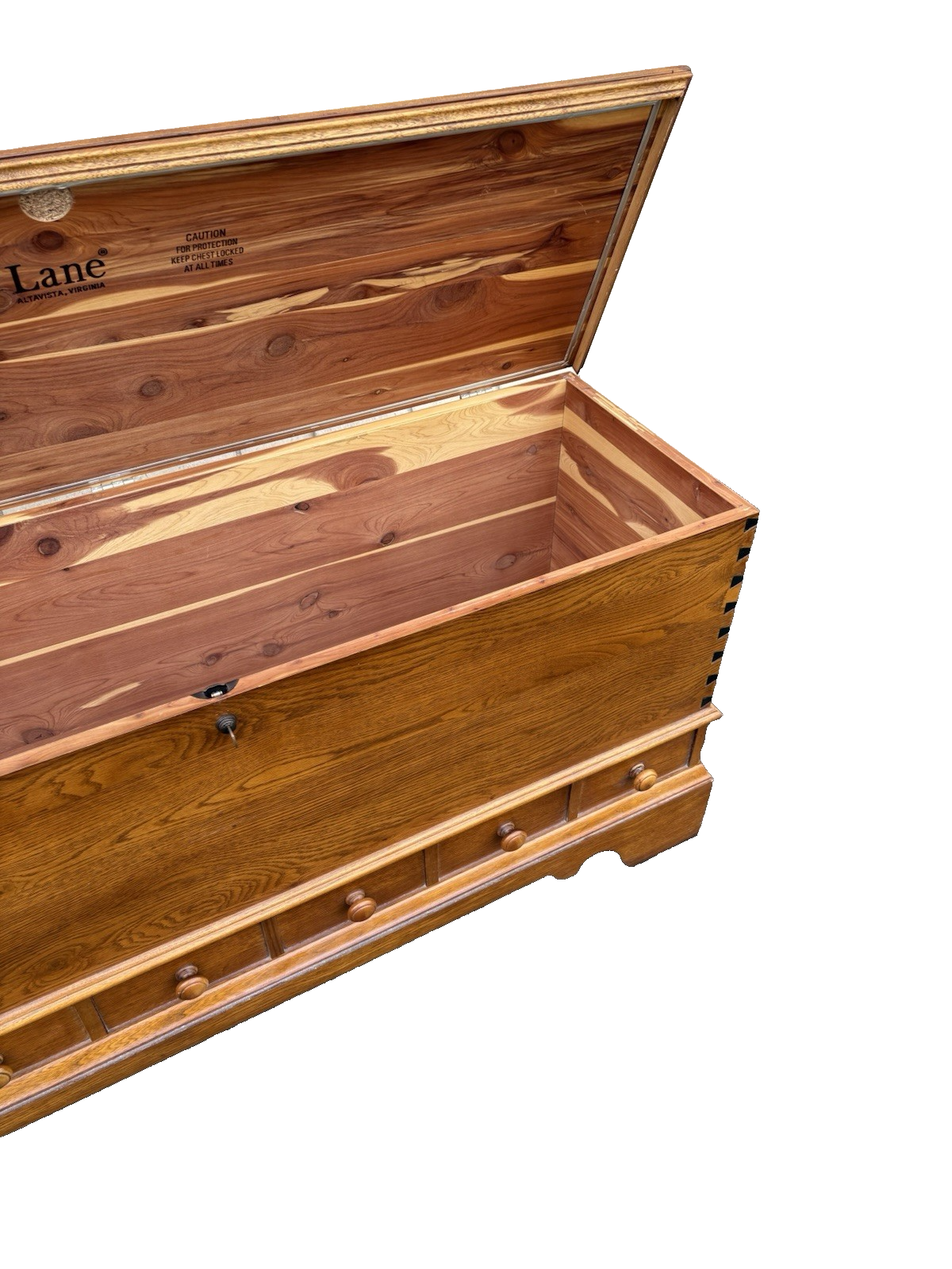 66663   Oak Dovetailed Blanket Storage Chest