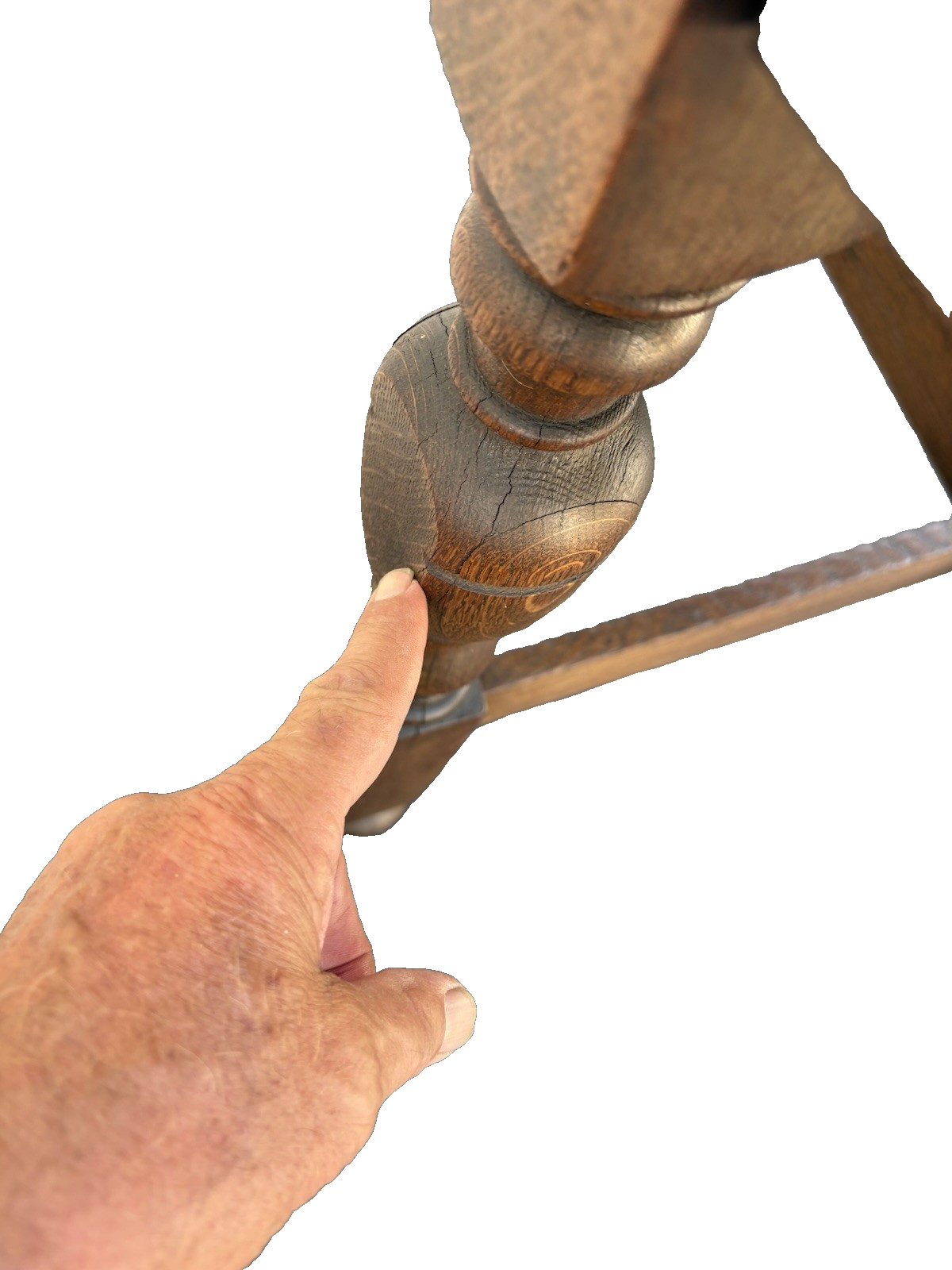 66884 QUAINT Stickley Round Dining Table Foyer Stand