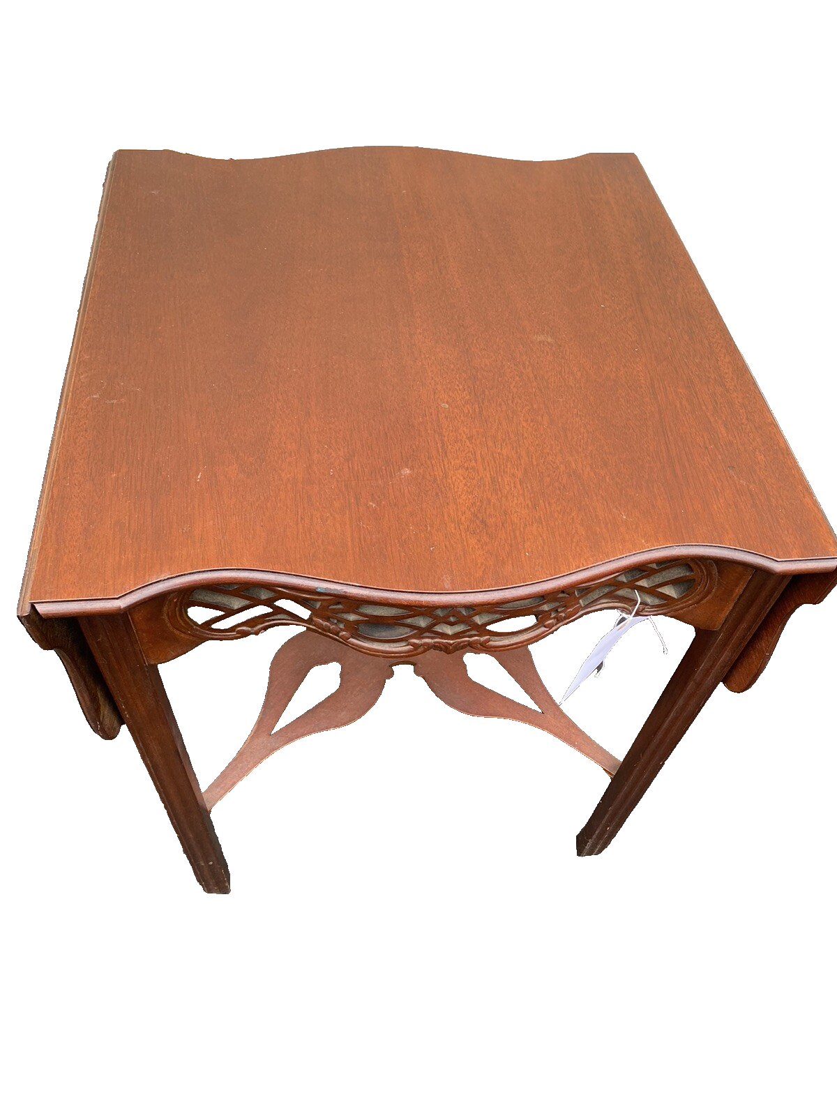 66068   BAKER Historic Charleston  Mahogany Dropleaf Lamp  Table