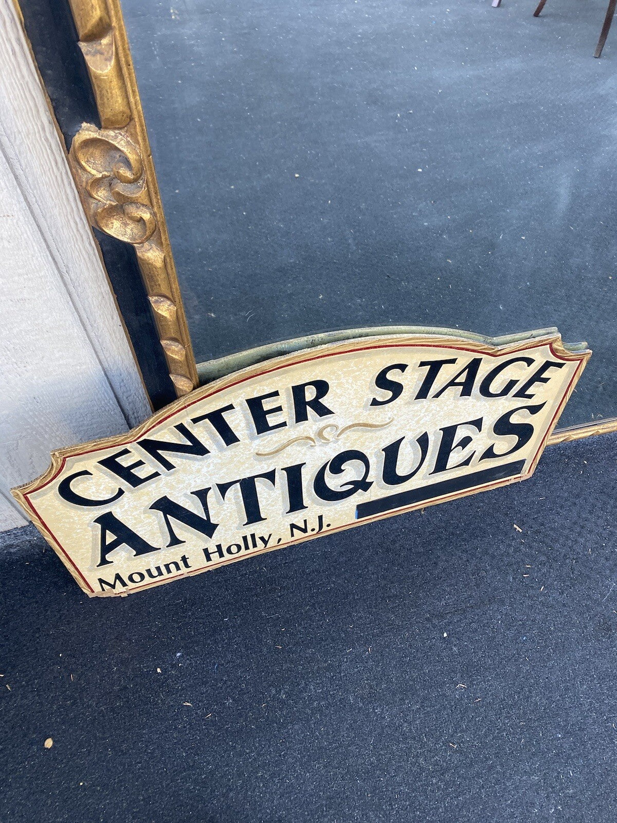 65378 FRIEDMAN BROTHERS  Gold Decorator Beveled  Mirror