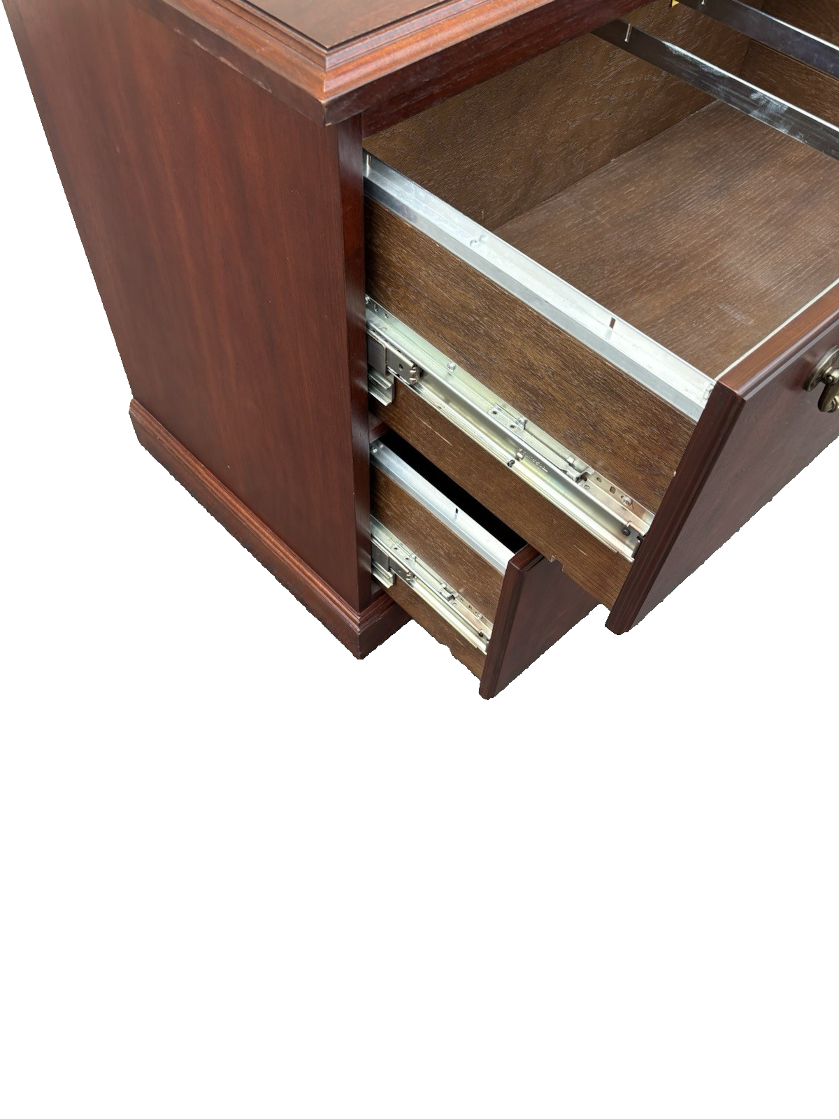 00001 Mahogany KIMBALL Furniture  2 Drawer Lateral File Cabinet