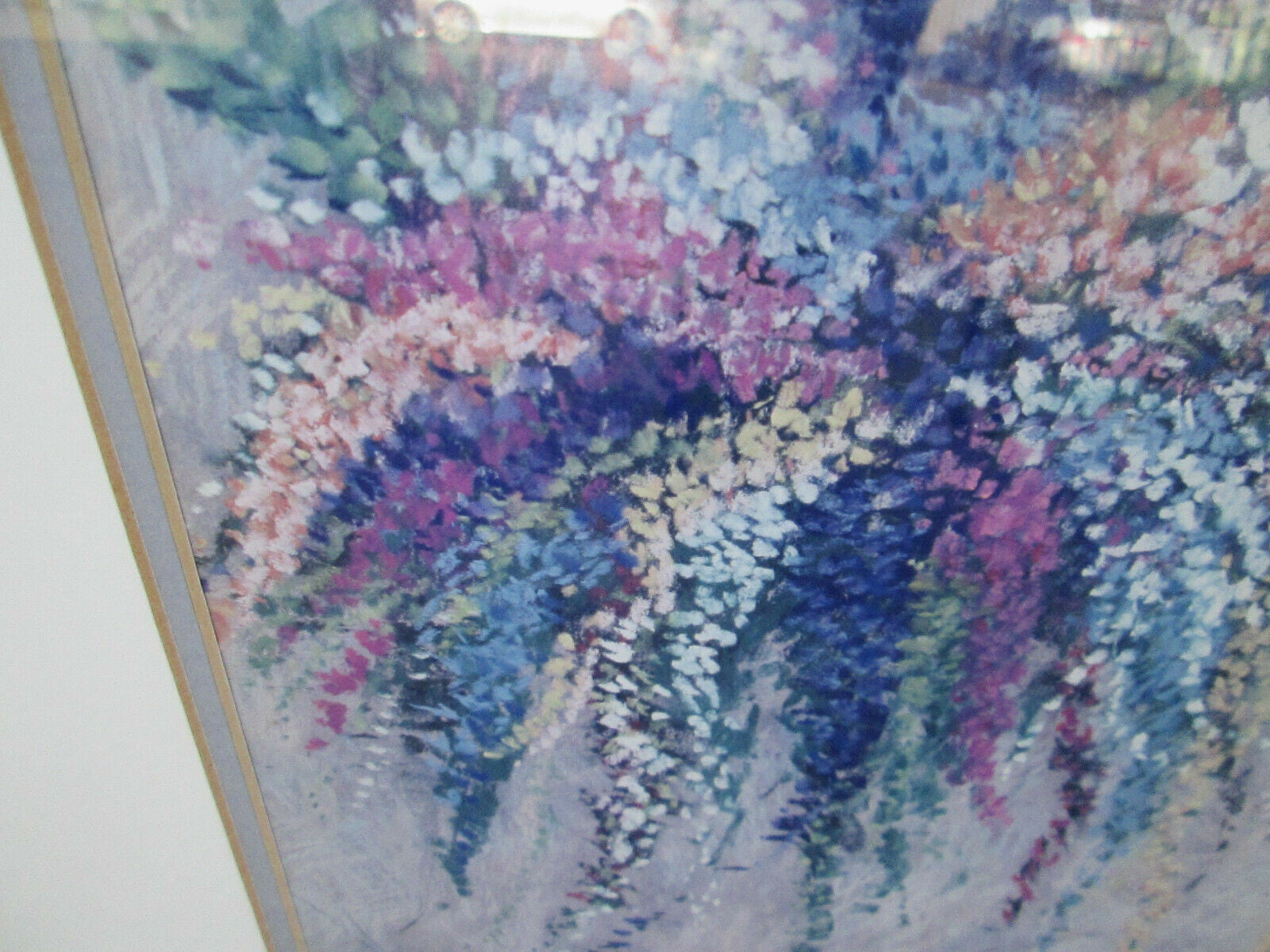 ART 01:     "GARDENS GLORY"   WINDOW BOX PRINT BARBARA PAPPENDICK PENCIL SIGNED