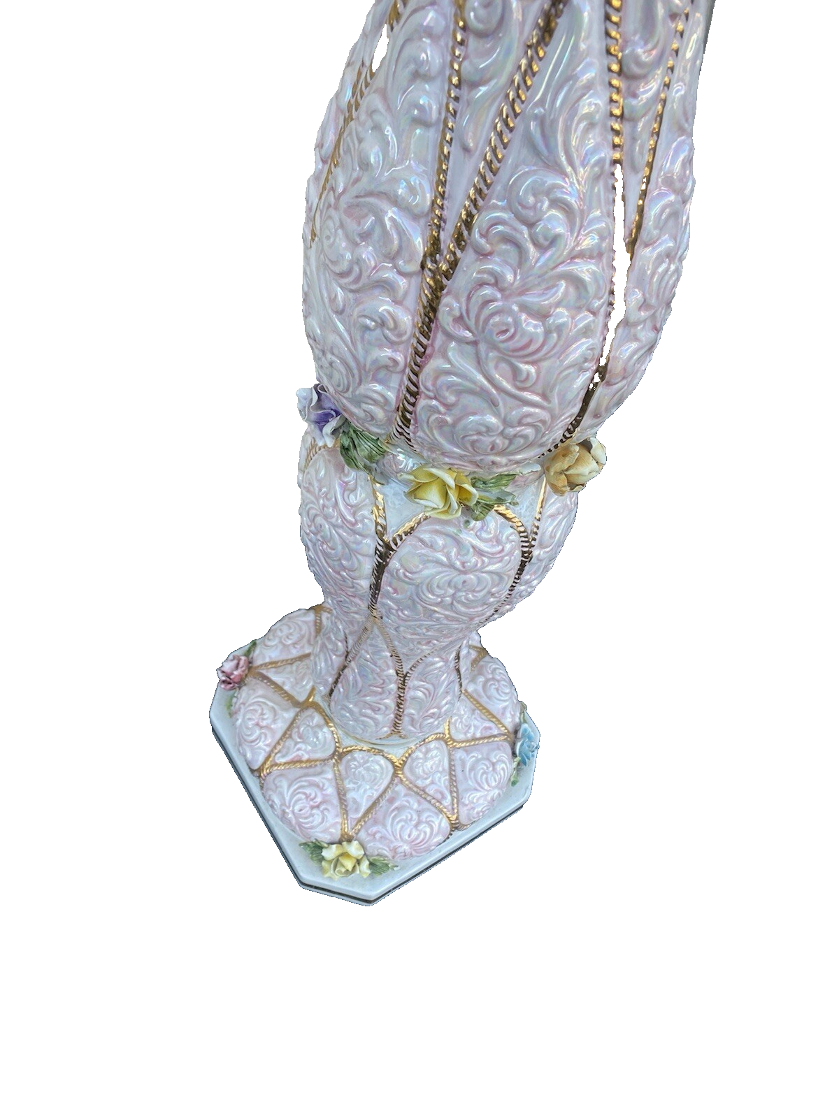 60006 Porcelain Hand Made Plant Pedastal