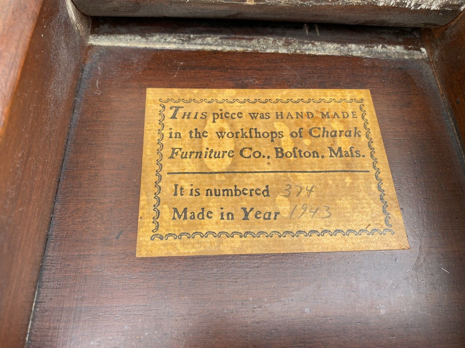 66324 CHARAK Furniture  PAIR   Mahogany Tilt Top Lamp Table Stand s