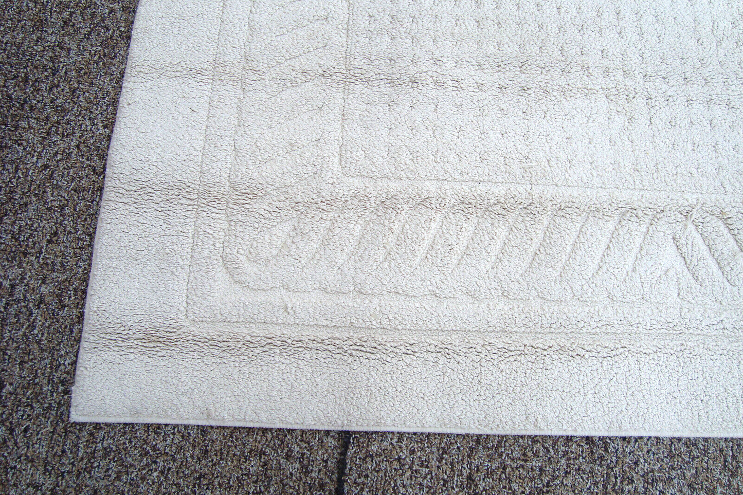 RUG 204:   Ivory Carpet Rug  Size  60" x 100"