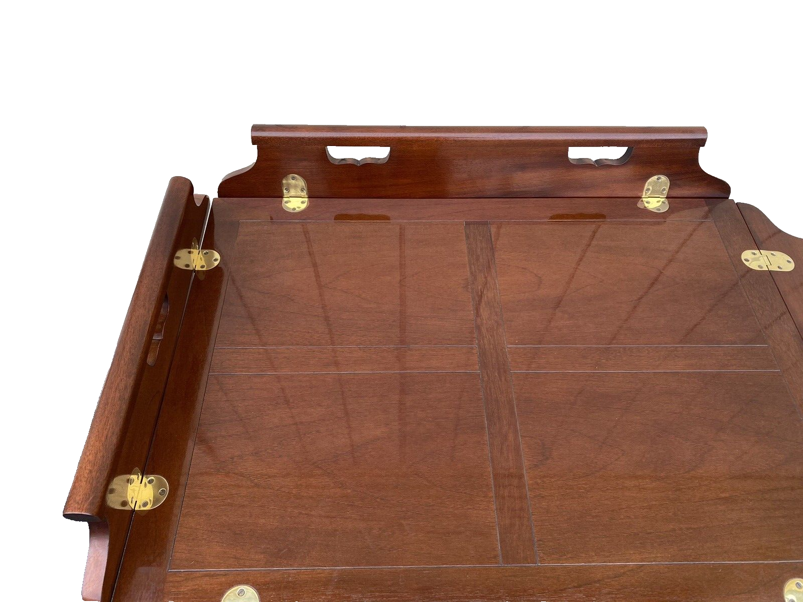 66129   Baker Furniture Solid Mahogany Butler Coffee Table Stand