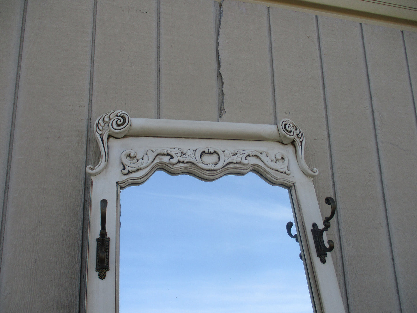 64387 Decorator Hat Rack Hall Mirror 