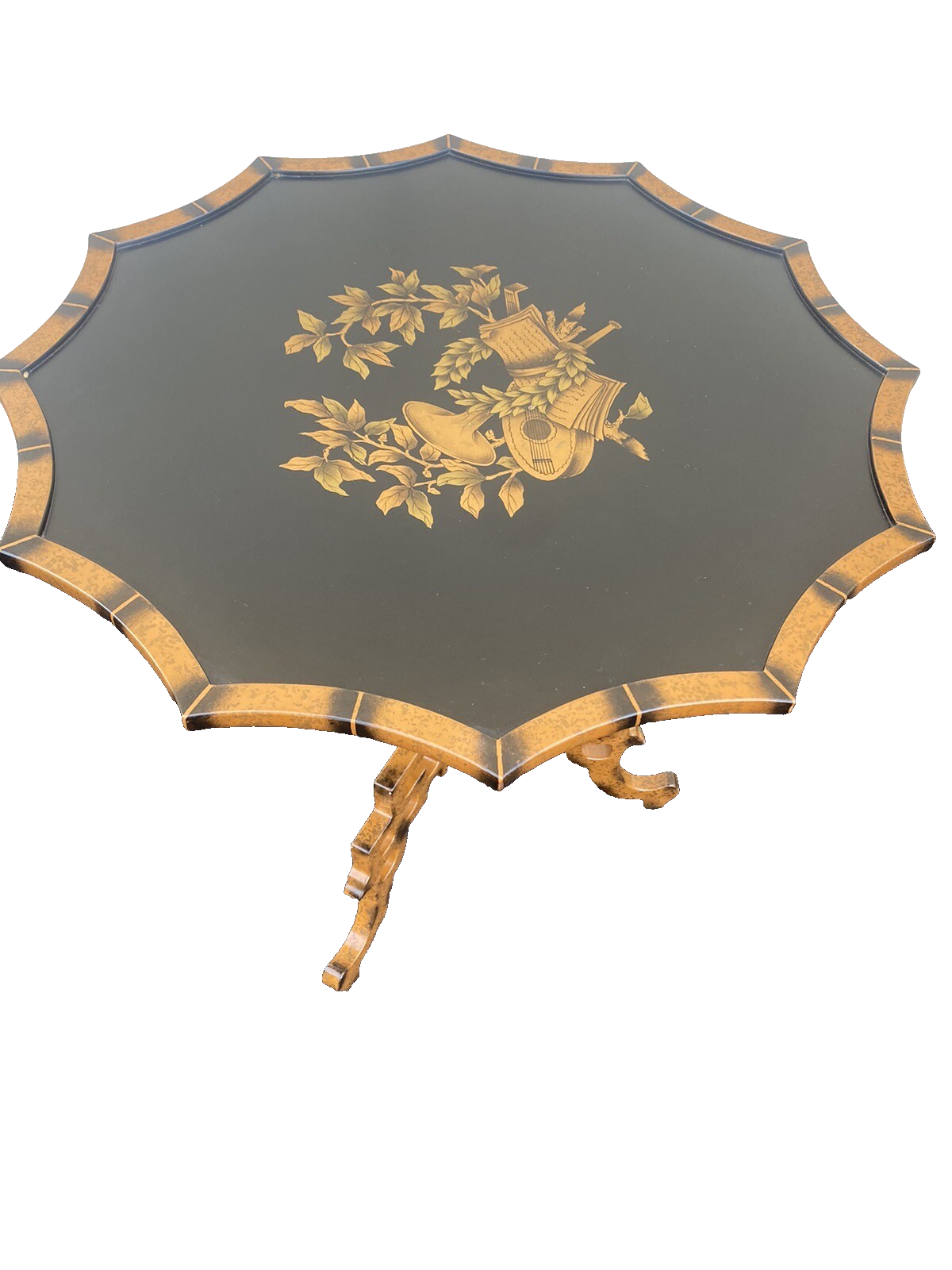 65071 MAITLAND SMITH ??? Bamboo Style Revolving  Tilt Top Table      $1450 New