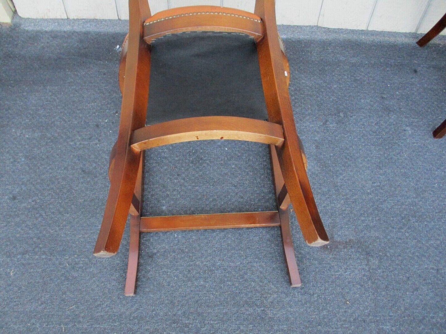 63515   Set of 6 QUALITY Wood Modern  MCM Bar Stools  Accent Chairs