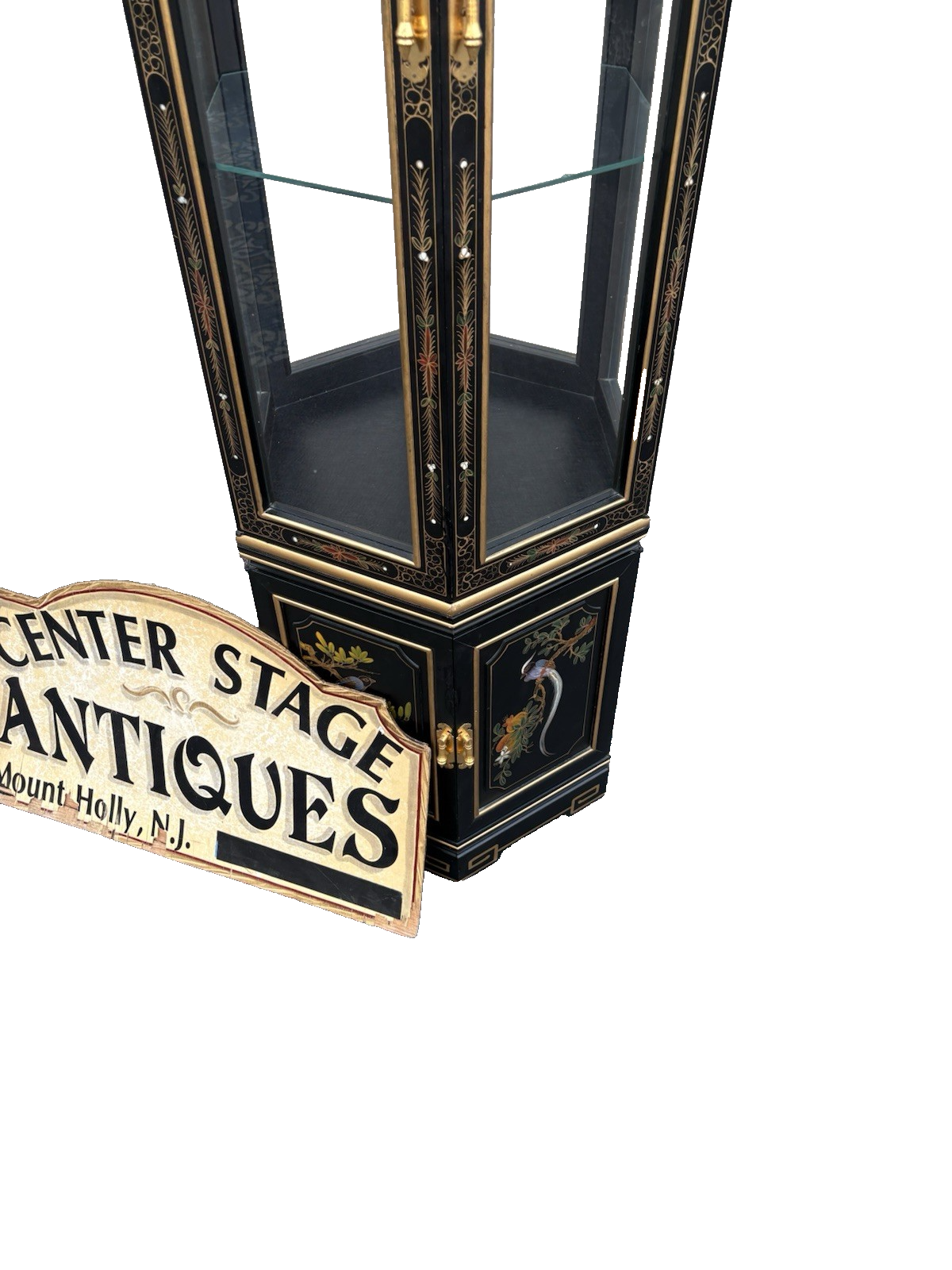 66907   Oriental Curio Display Cabinet China cabinet