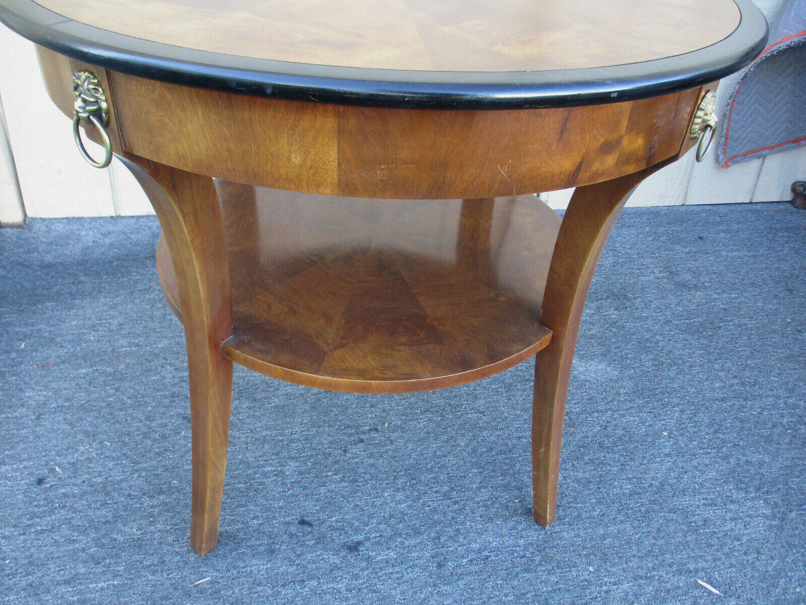 62184  Round Neo Classical Lamp Table Nightstand Stand