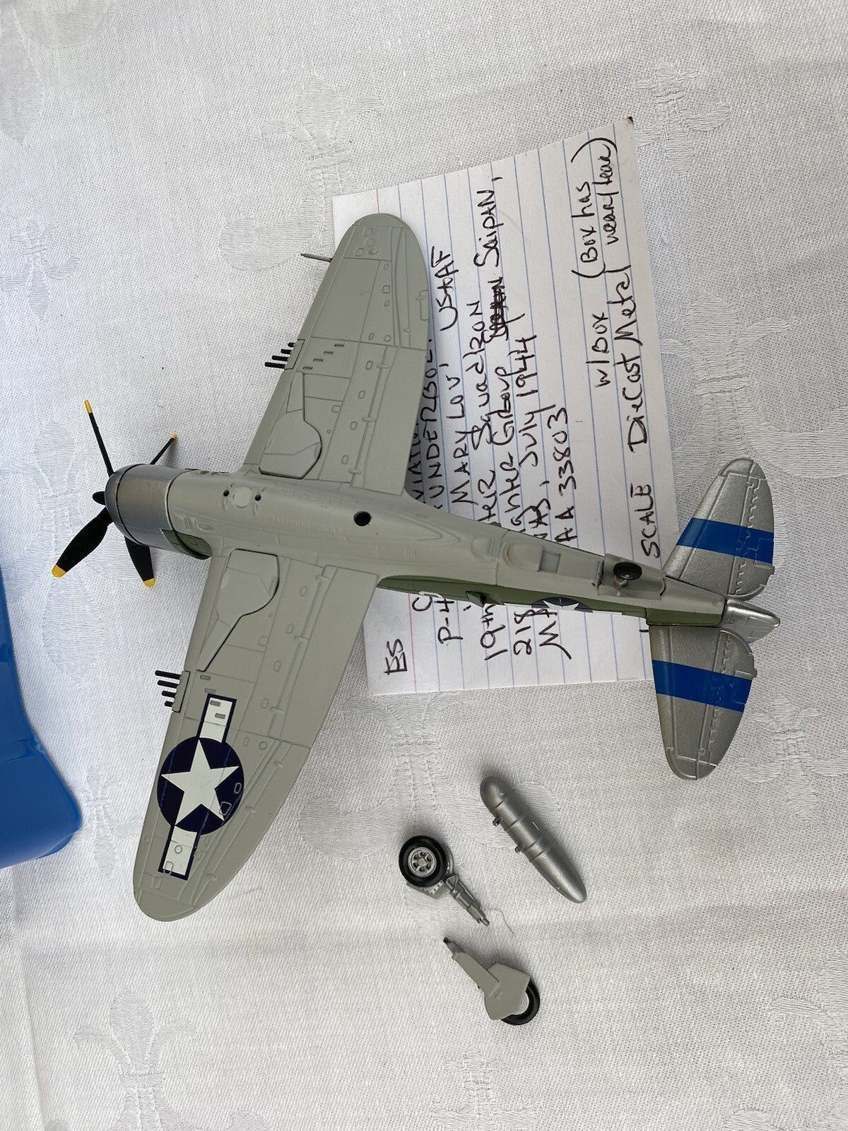 ES 81:  Corgi P 47 D Thunderbolt MISS MARY LOU USAAF   AA33803   1:72 scale