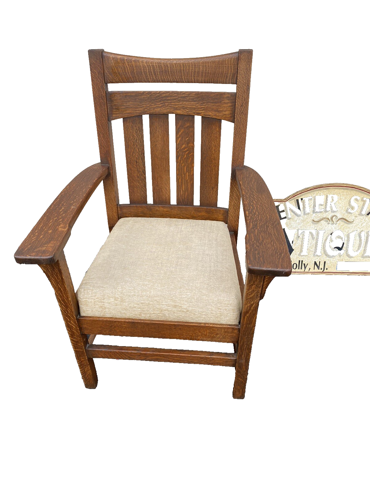 66188  Antique Mission Arts and Crafts Stickley ?? Arm Chair